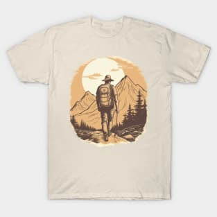 Going on a retro adventure deep into the woods T-Shirt